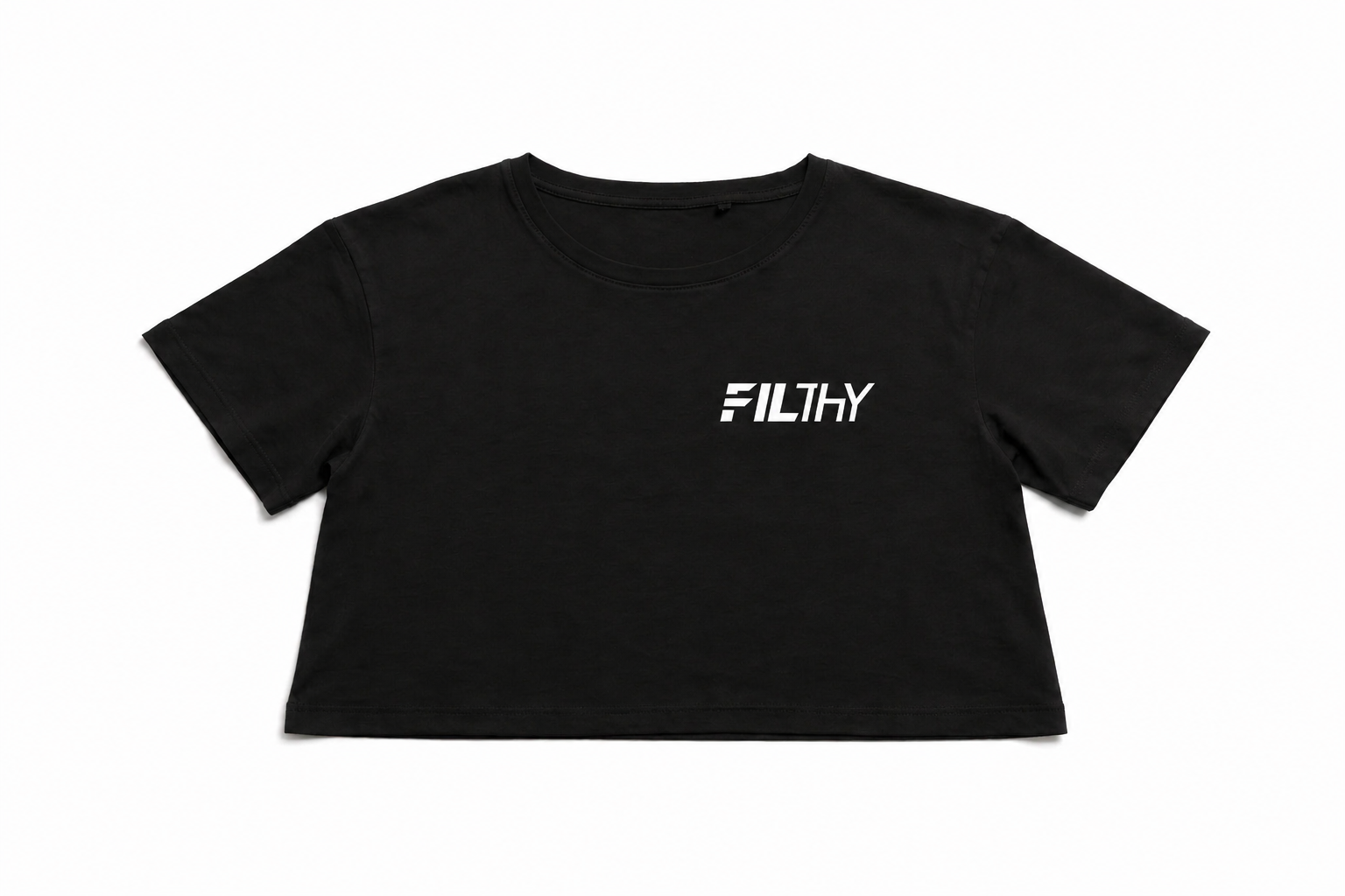 Short sleeve cropped boxy tee