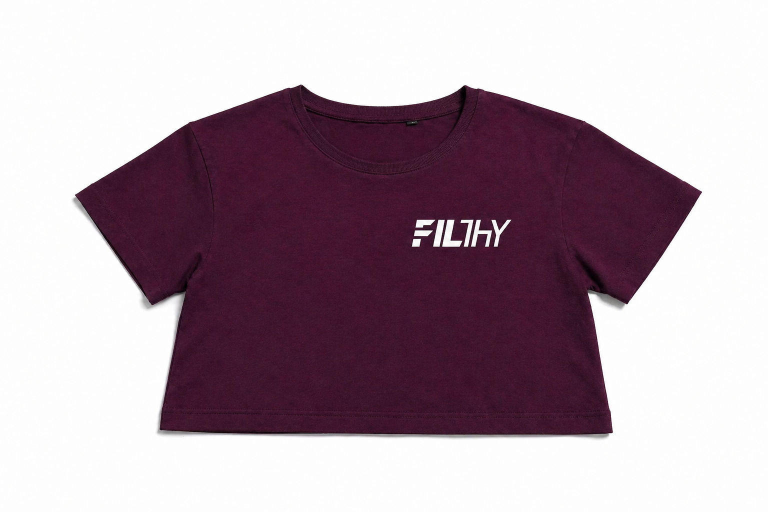 Short sleeve cropped boxy tee