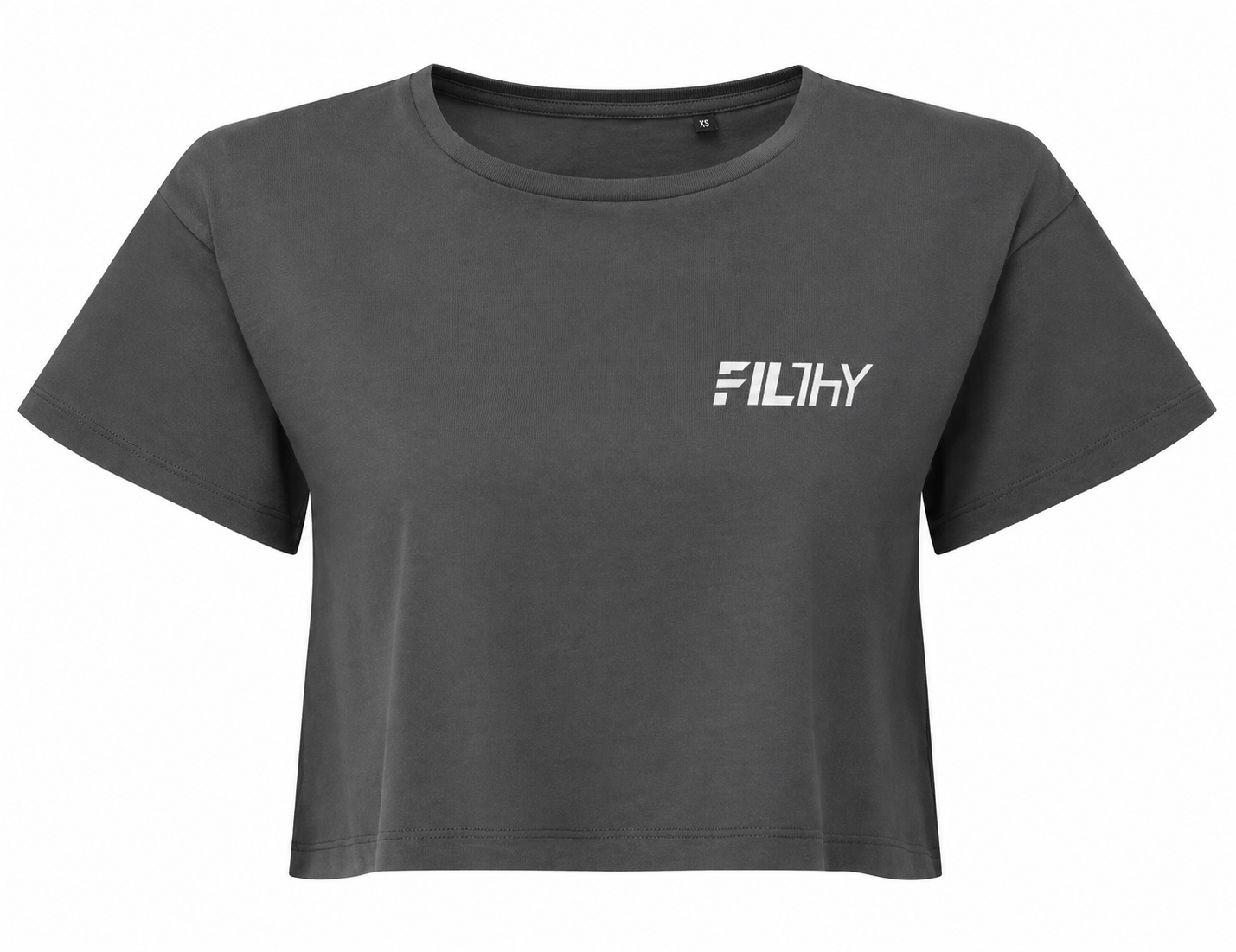 Short sleeve cropped boxy tee