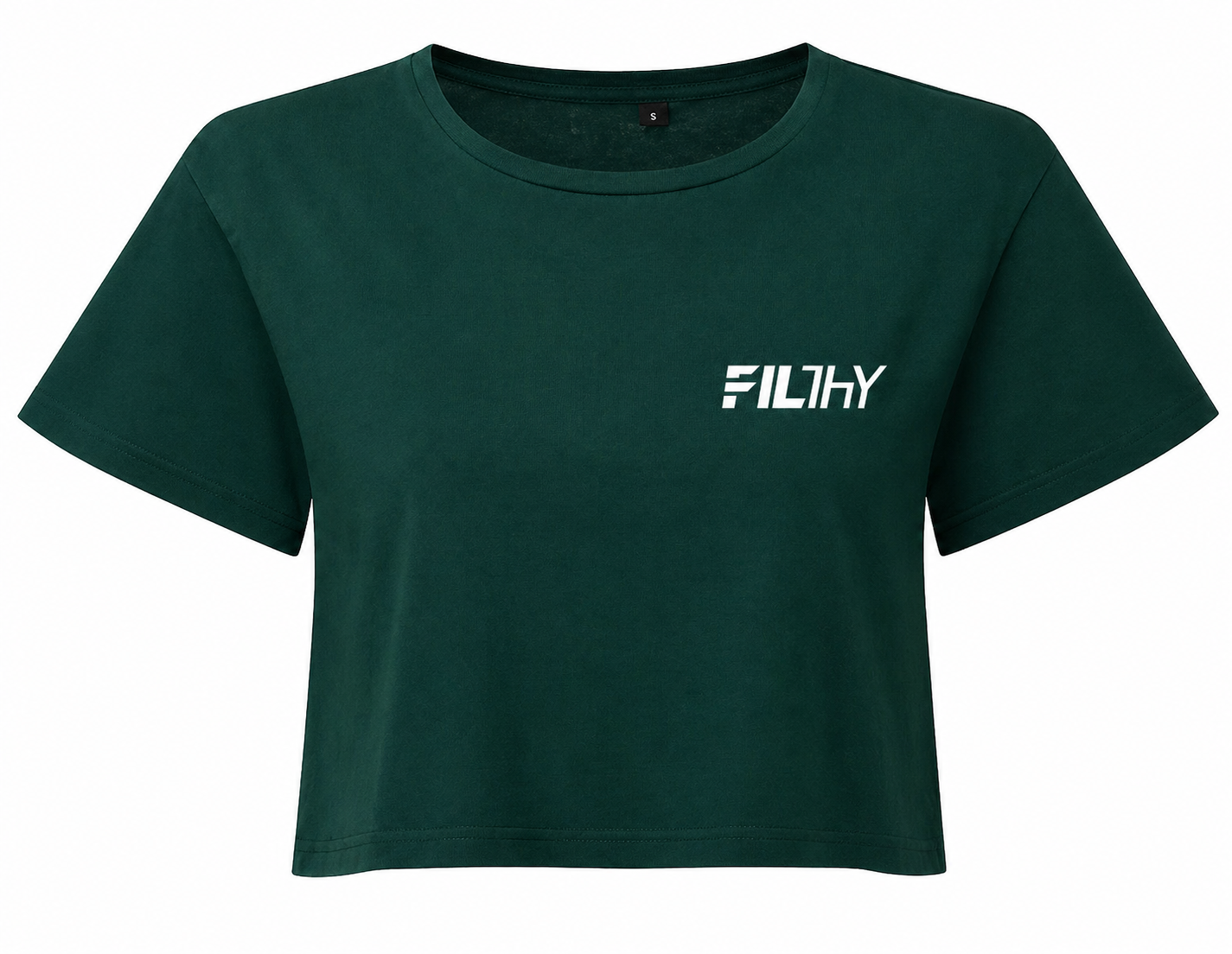 Short sleeve cropped boxy tee
