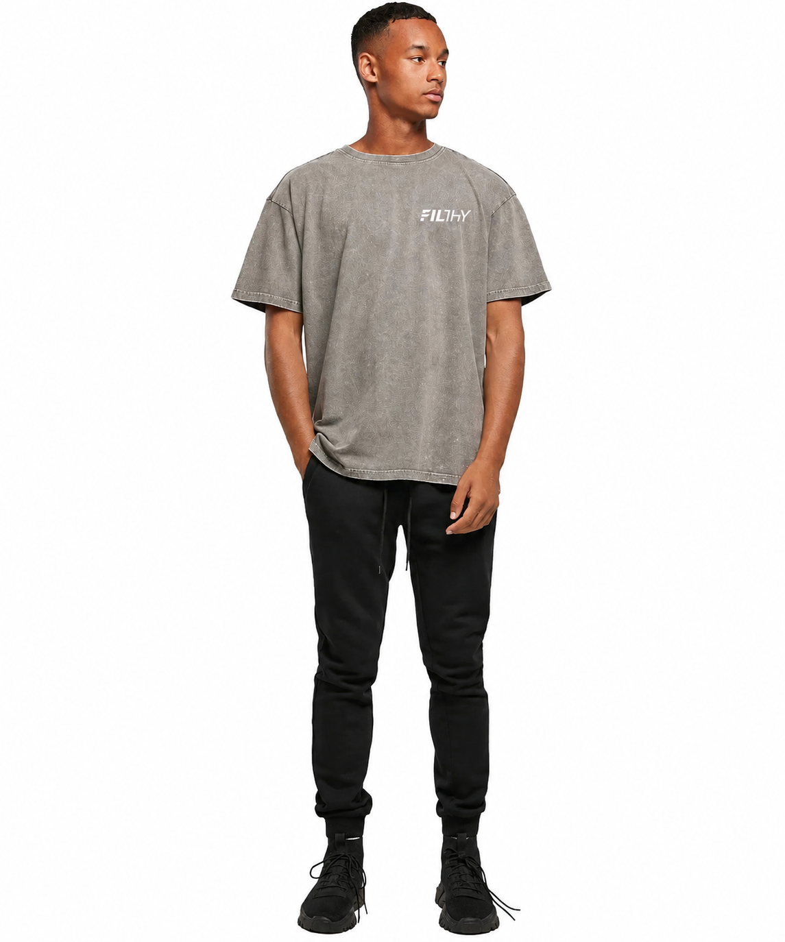 Acid Wash Oversized Tee