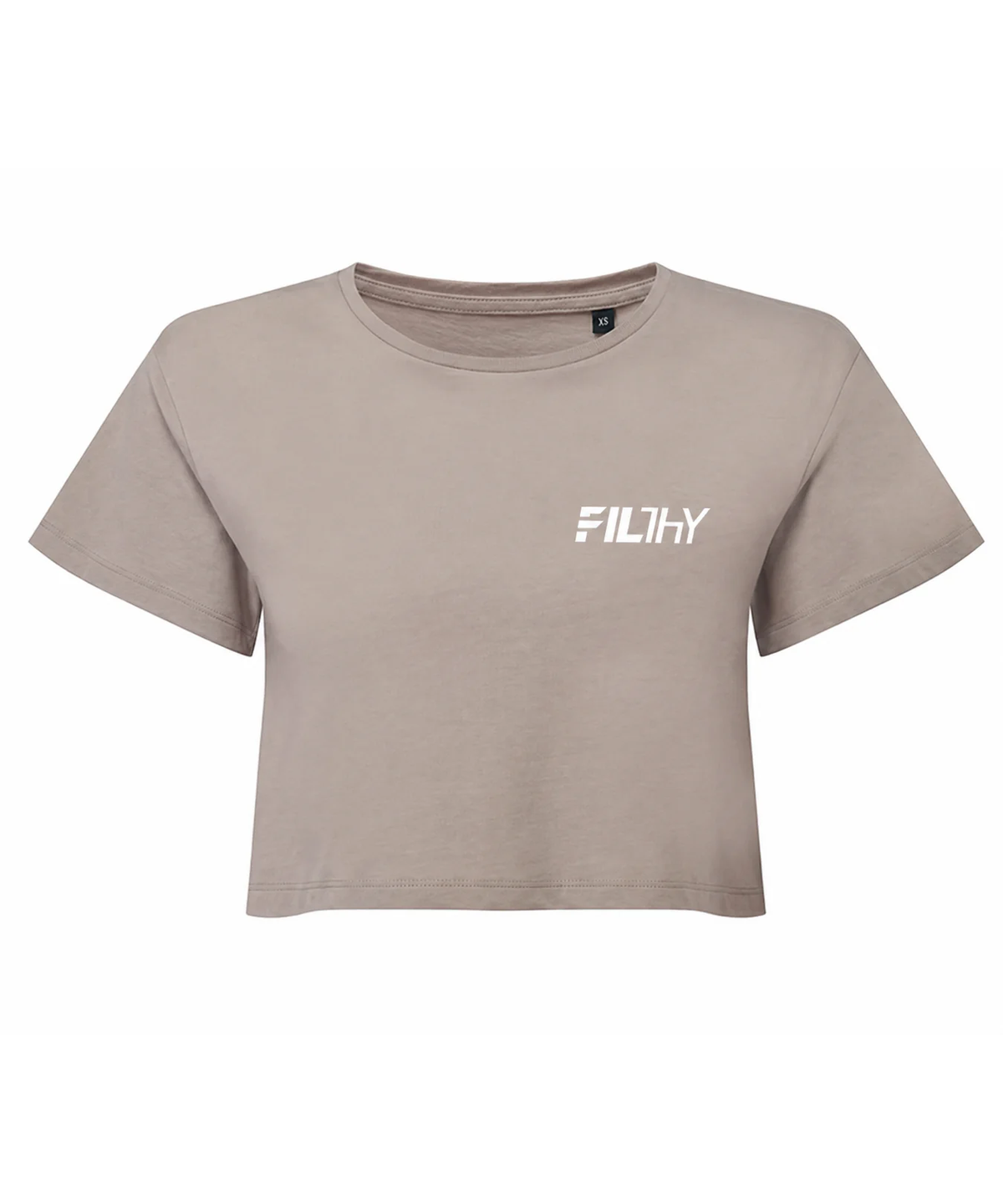 Short sleeve cropped boxy tee